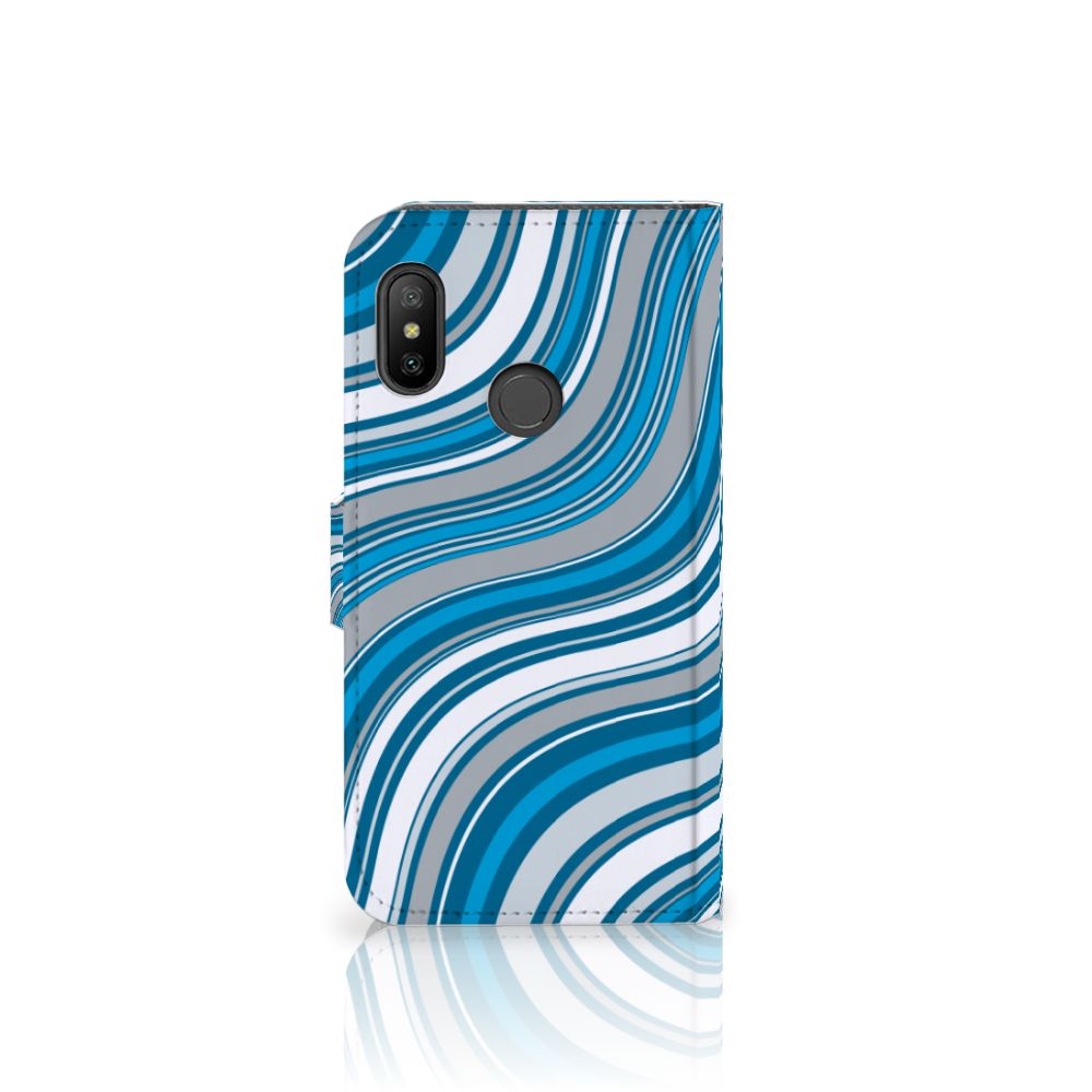 Xiaomi Mi A2 Lite Telefoon Hoesje Waves Blue
