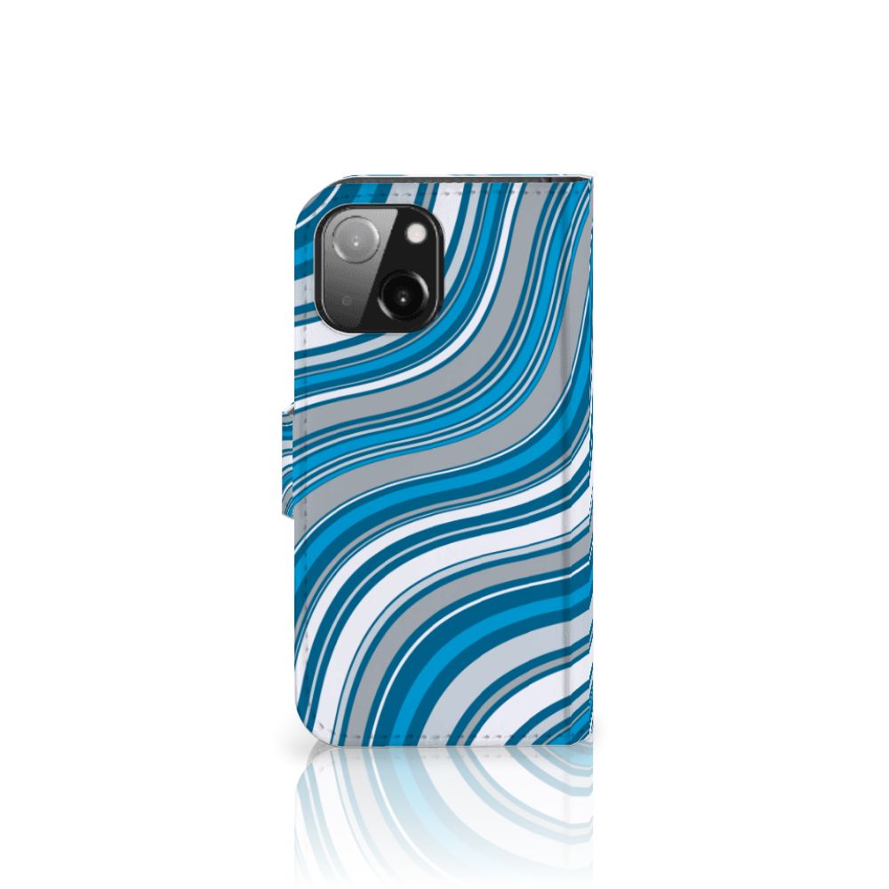 iPhone 13 Mini Telefoon Hoesje Waves Blue