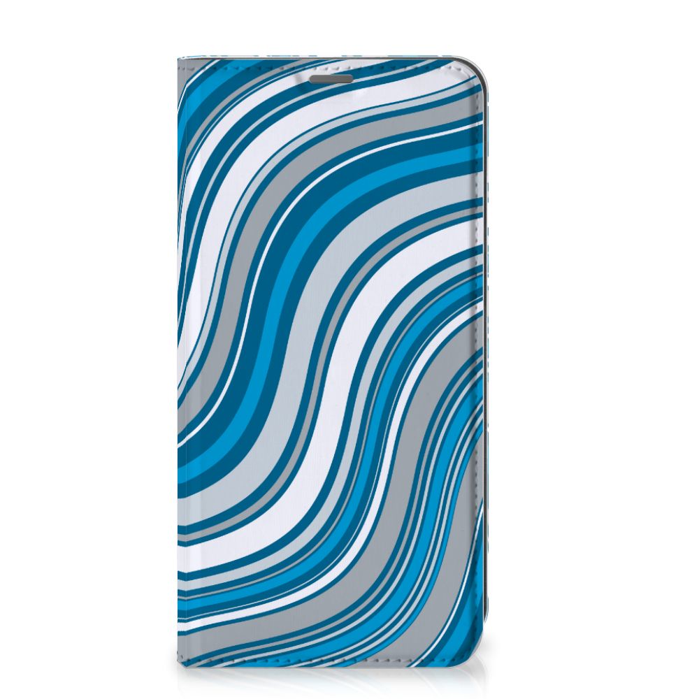 Samsung Xcover Pro Hoesje met Magneet Waves Blue