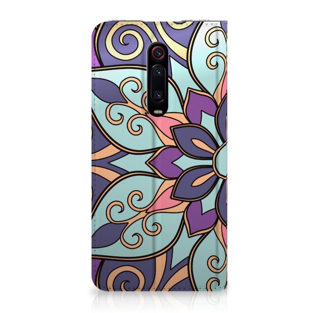 Xiaomi Mi 9T Pro Smart Cover Purple Flower