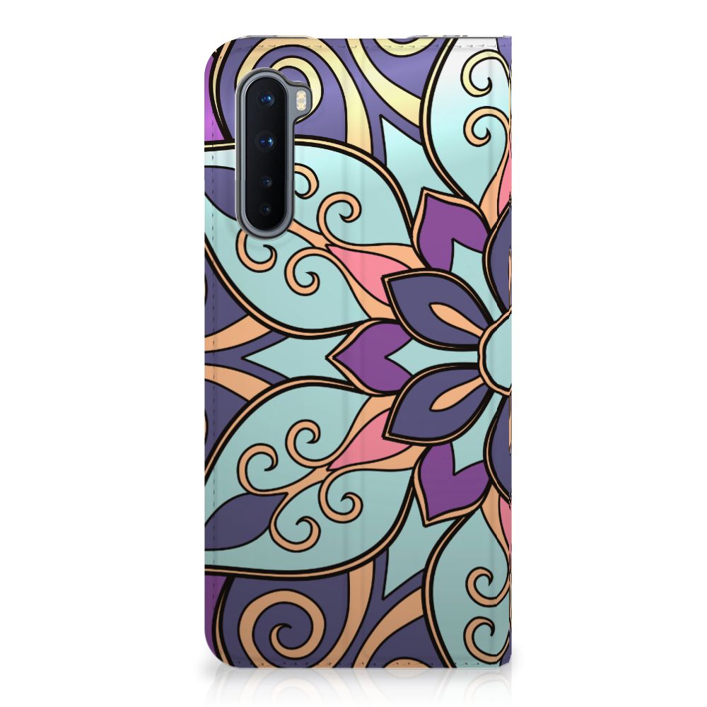 OnePlus Nord Smart Cover Purple Flower