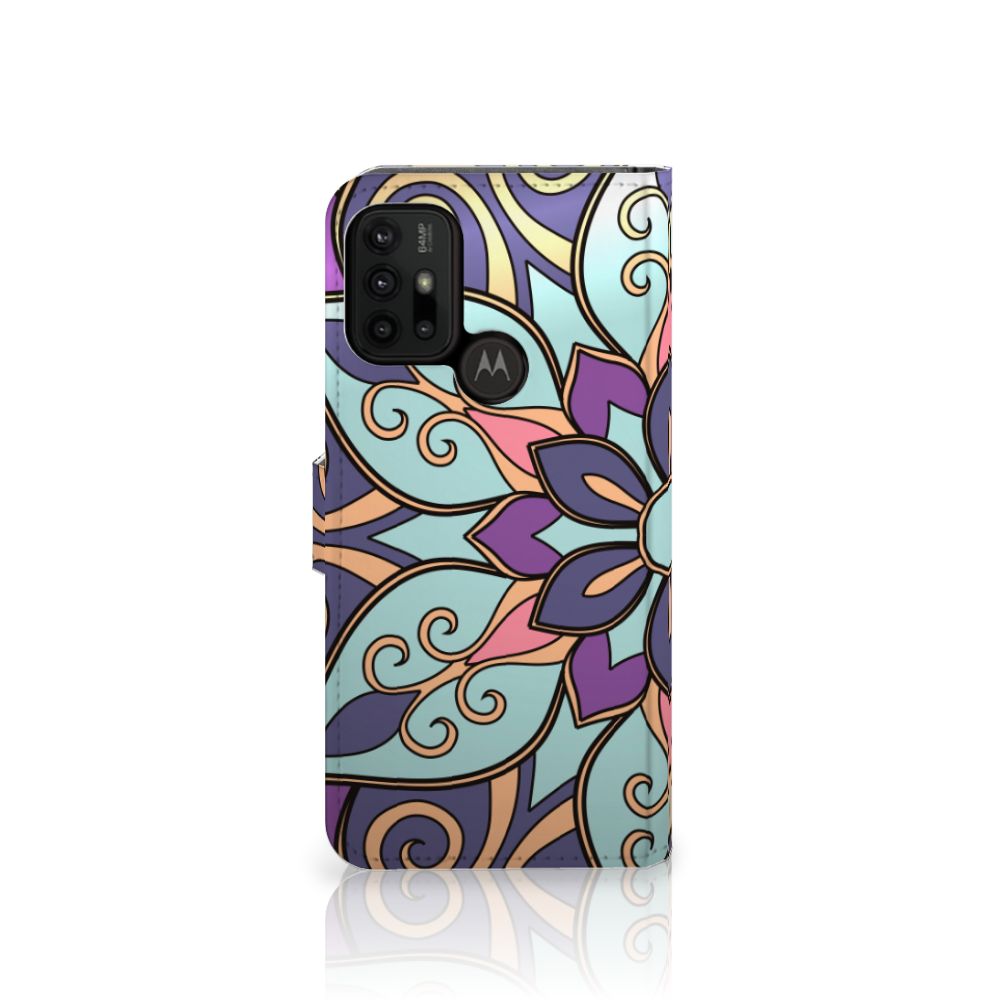 Motorola Moto G10 | G20 | G30 Hoesje Purple Flower