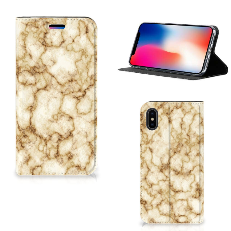 Apple iPhone X | Xs Standcase Marmer Goud