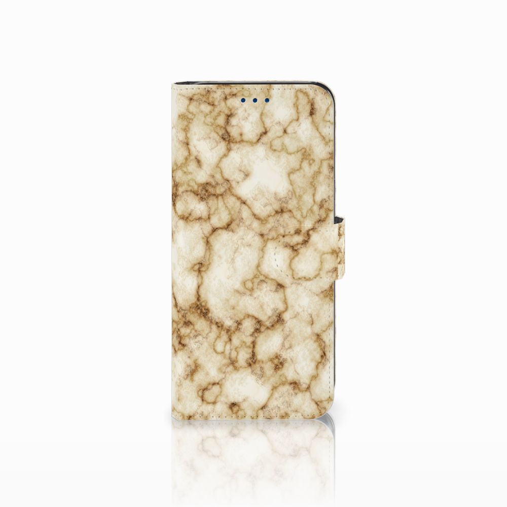 Samsung Galaxy S8 Bookcase Marmer Goud