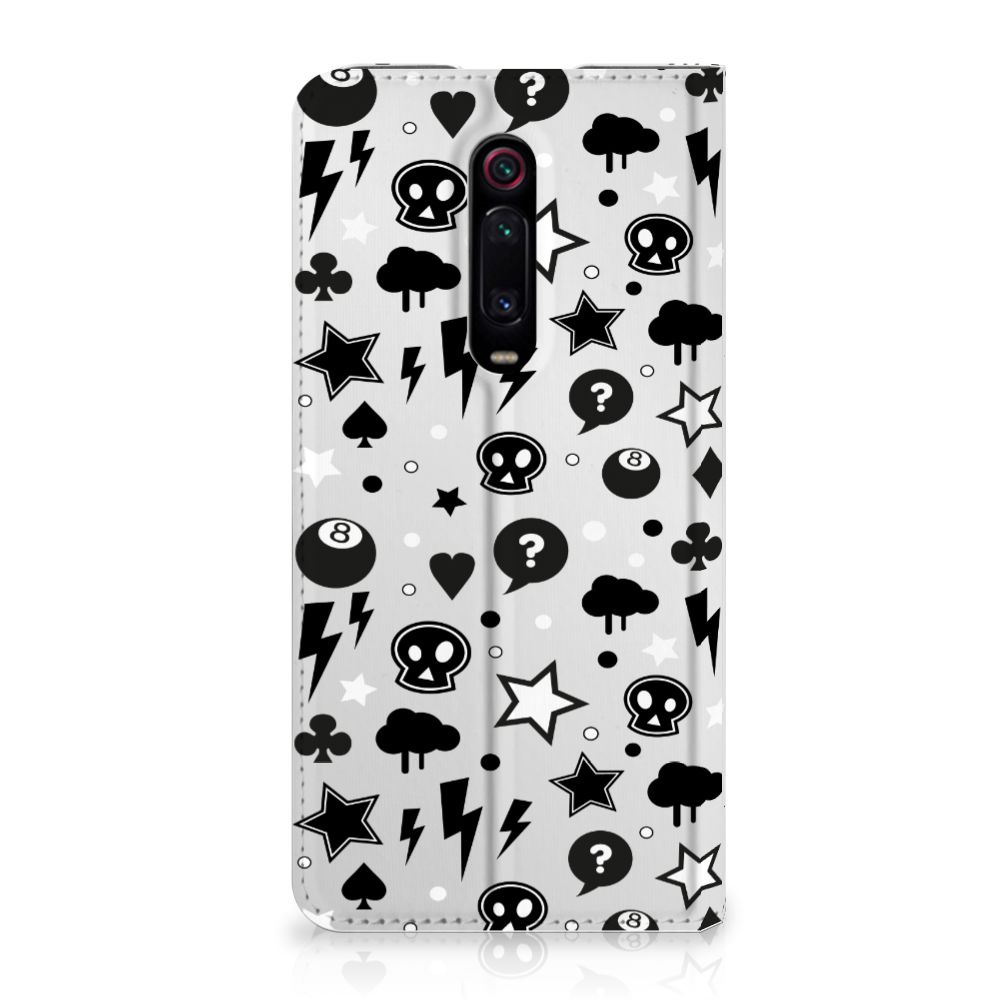 Mobiel BookCase Xiaomi Redmi K20 Pro Silver Punk