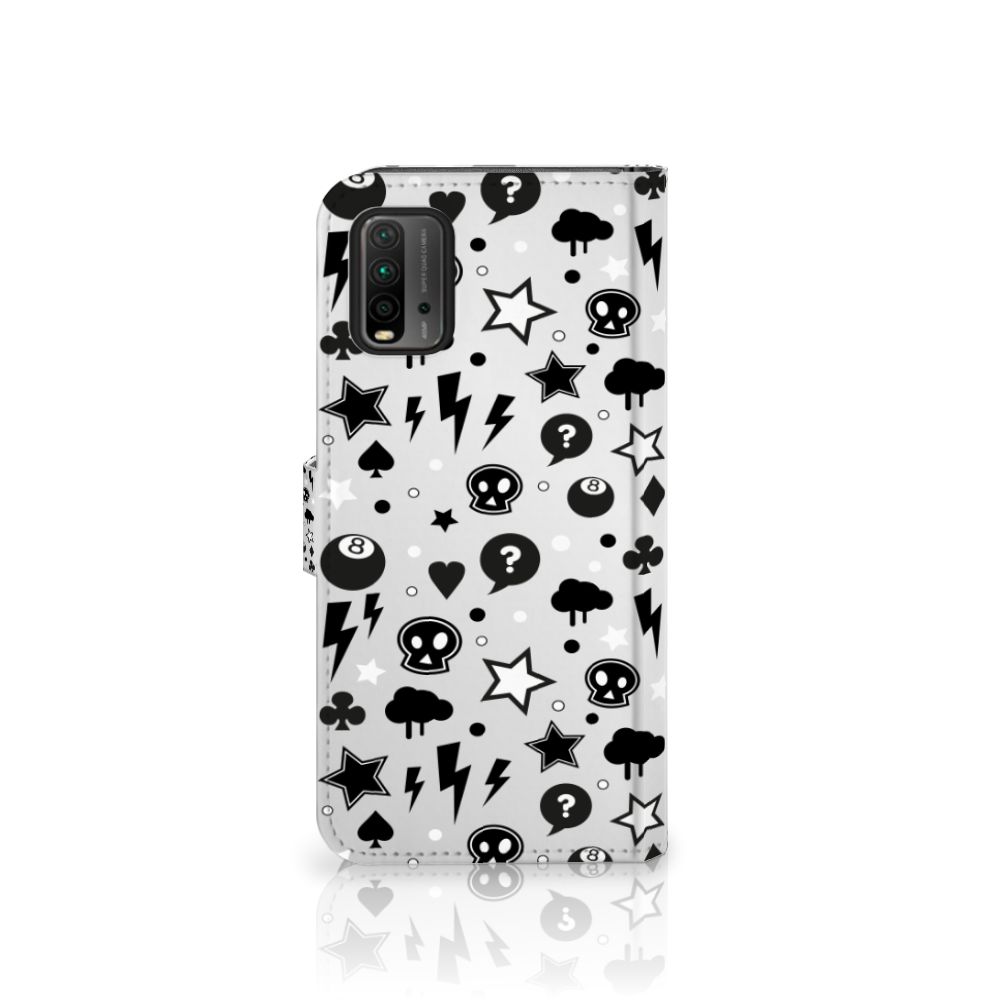 Telefoonhoesje met Naam Xiaomi Redmi 9T | Poco M3 Silver Punk