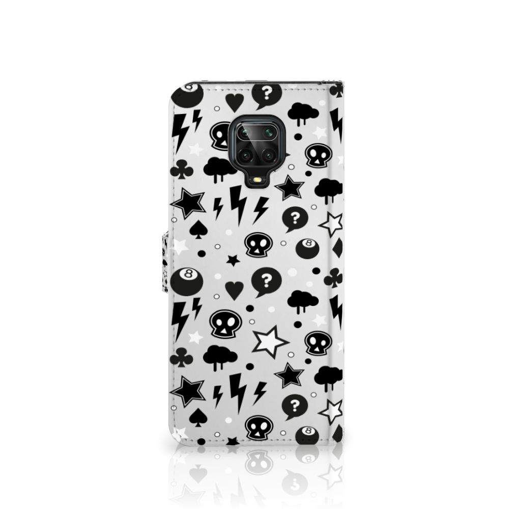 Telefoonhoesje met Naam Xiaomi Redmi Note 9 Pro | Note 9S Silver Punk