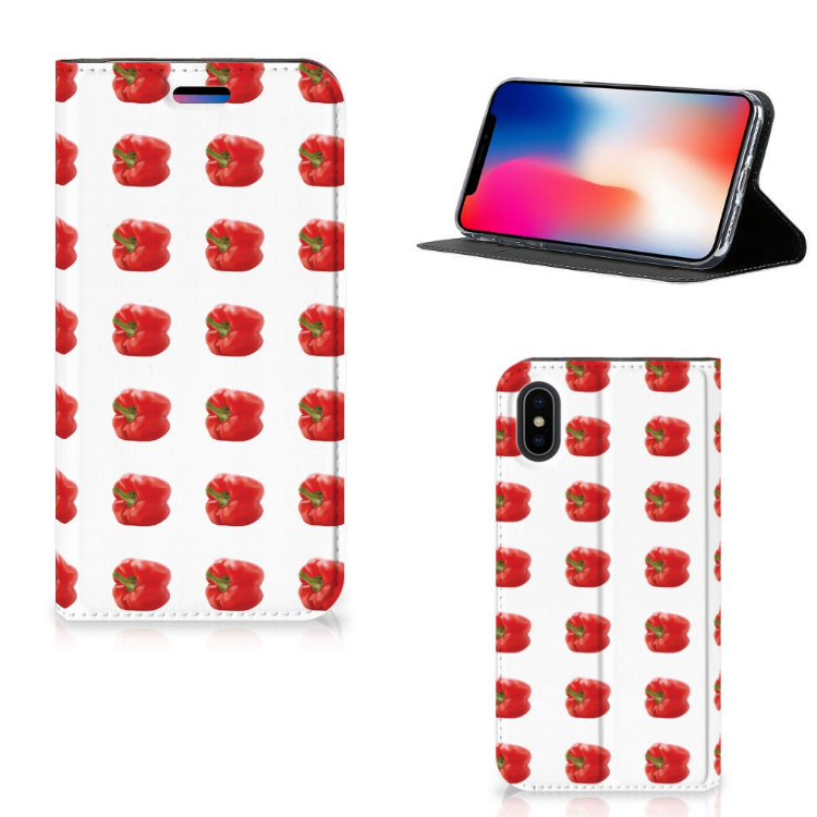 Apple iPhone X | Xs Flip Style Cover Paprika Red