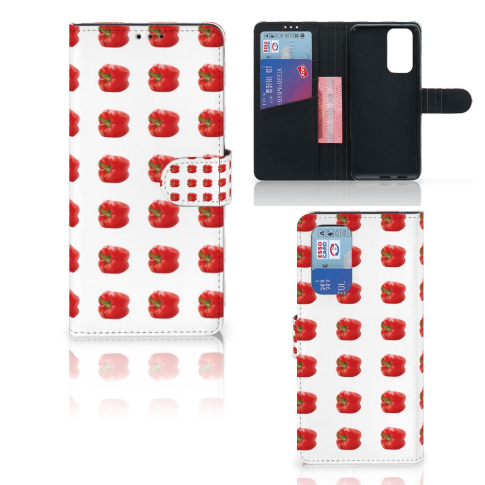 OnePlus 9 Pro Book Cover Paprika Red