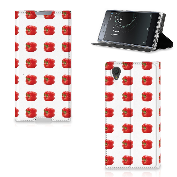 Sony Xperia L1 Standcase Hoesje Design Paprika Red