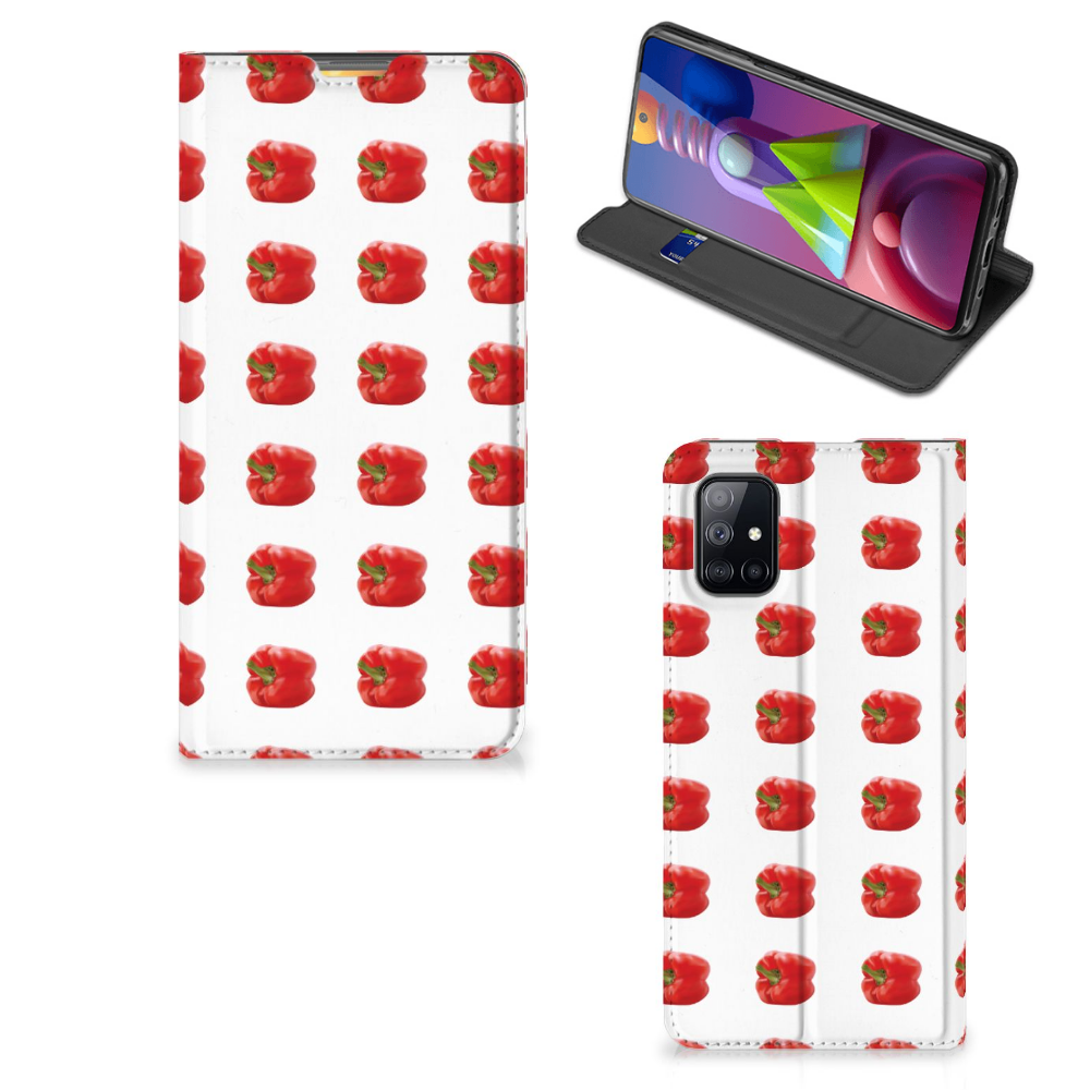 Samsung Galaxy M51 Flip Style Cover Paprika Red