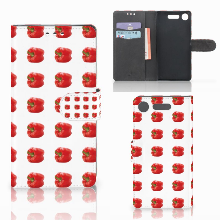 Sony Xperia XZ1 Book Cover Paprika Red