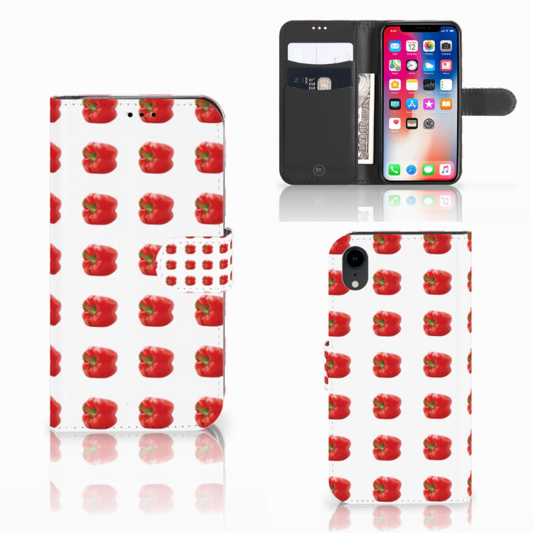 Apple iPhone Xr Book Cover Paprika Red