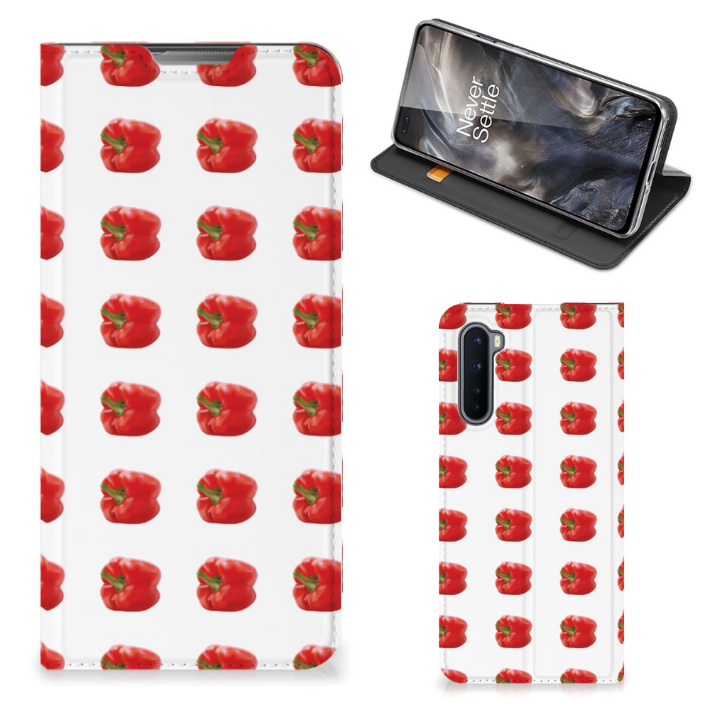 OnePlus Nord Flip Style Cover Paprika Red