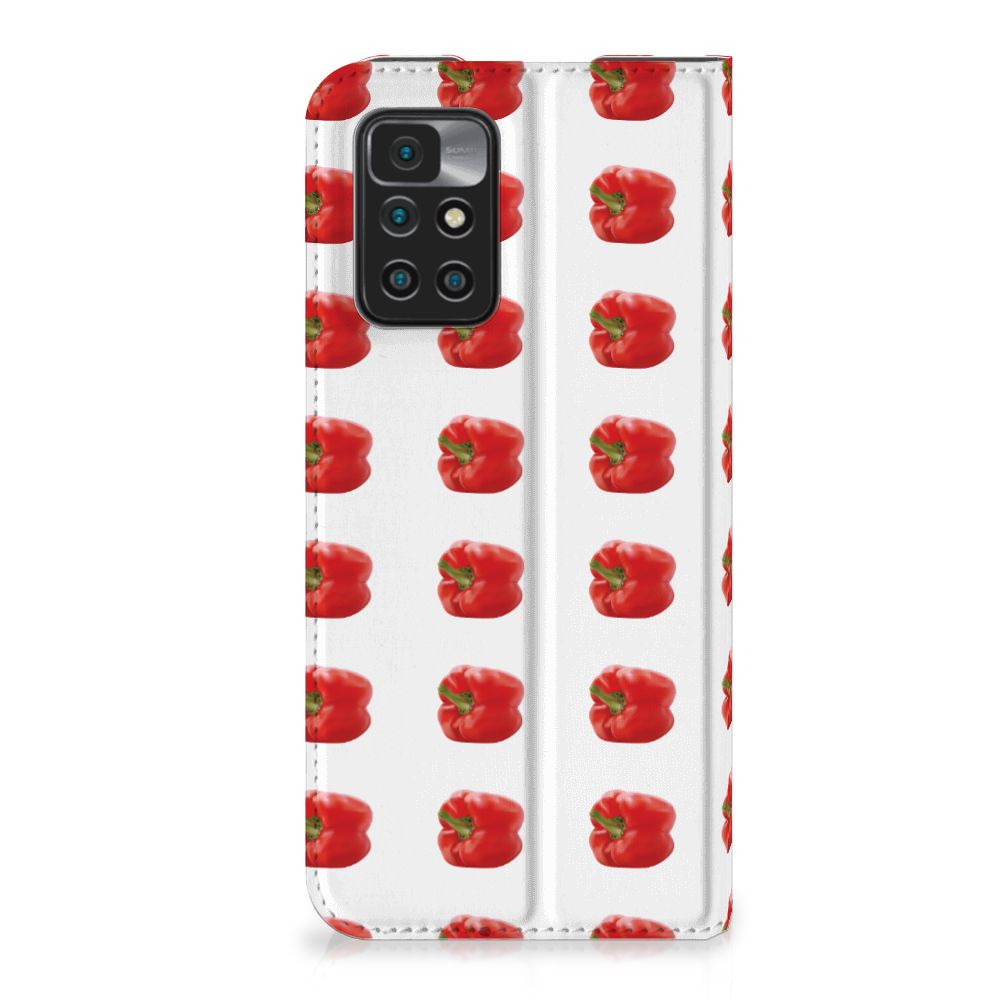 Xiaomi Redmi 10 Flip Style Cover Paprika Red