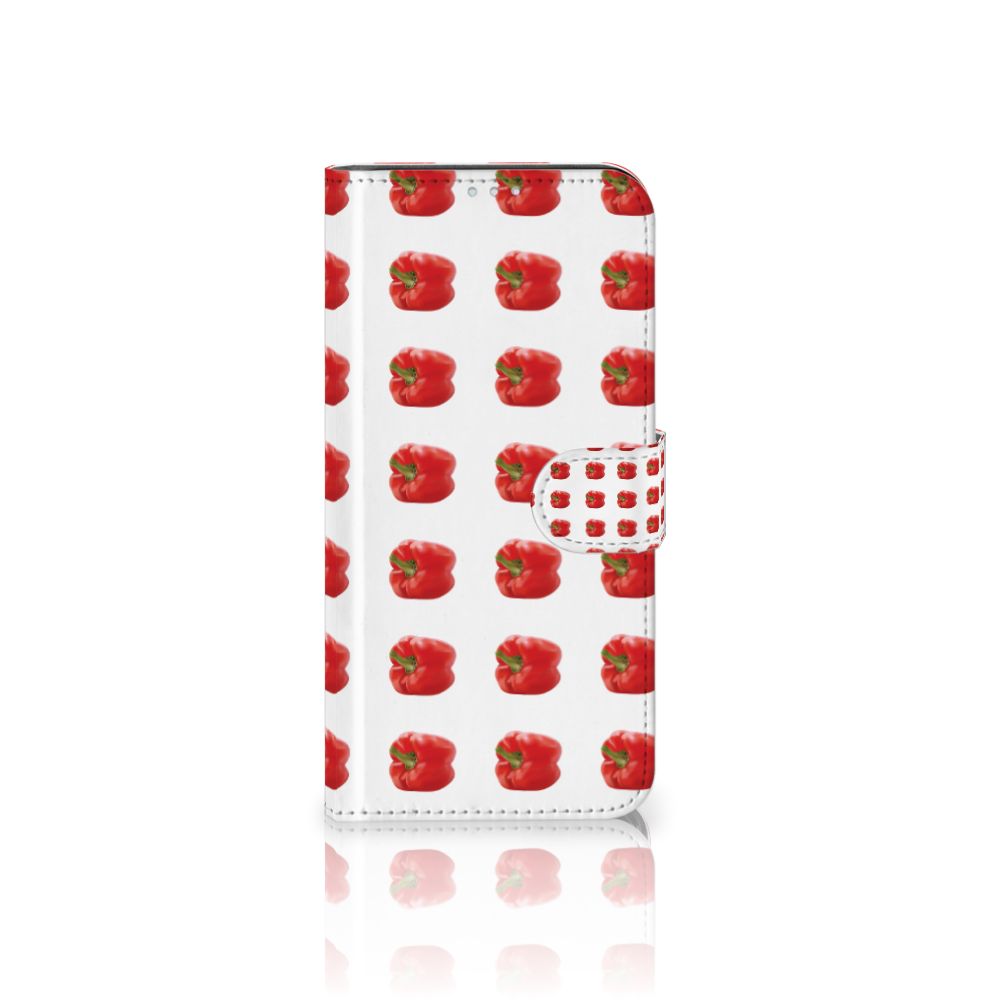 Motorola G8 Power Book Cover Paprika Red