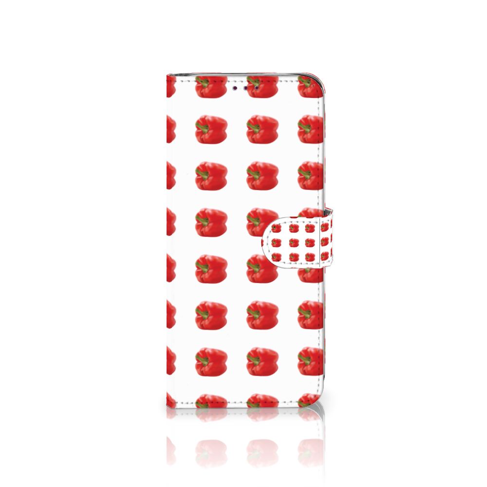 Motorola One Action Book Cover Paprika Red