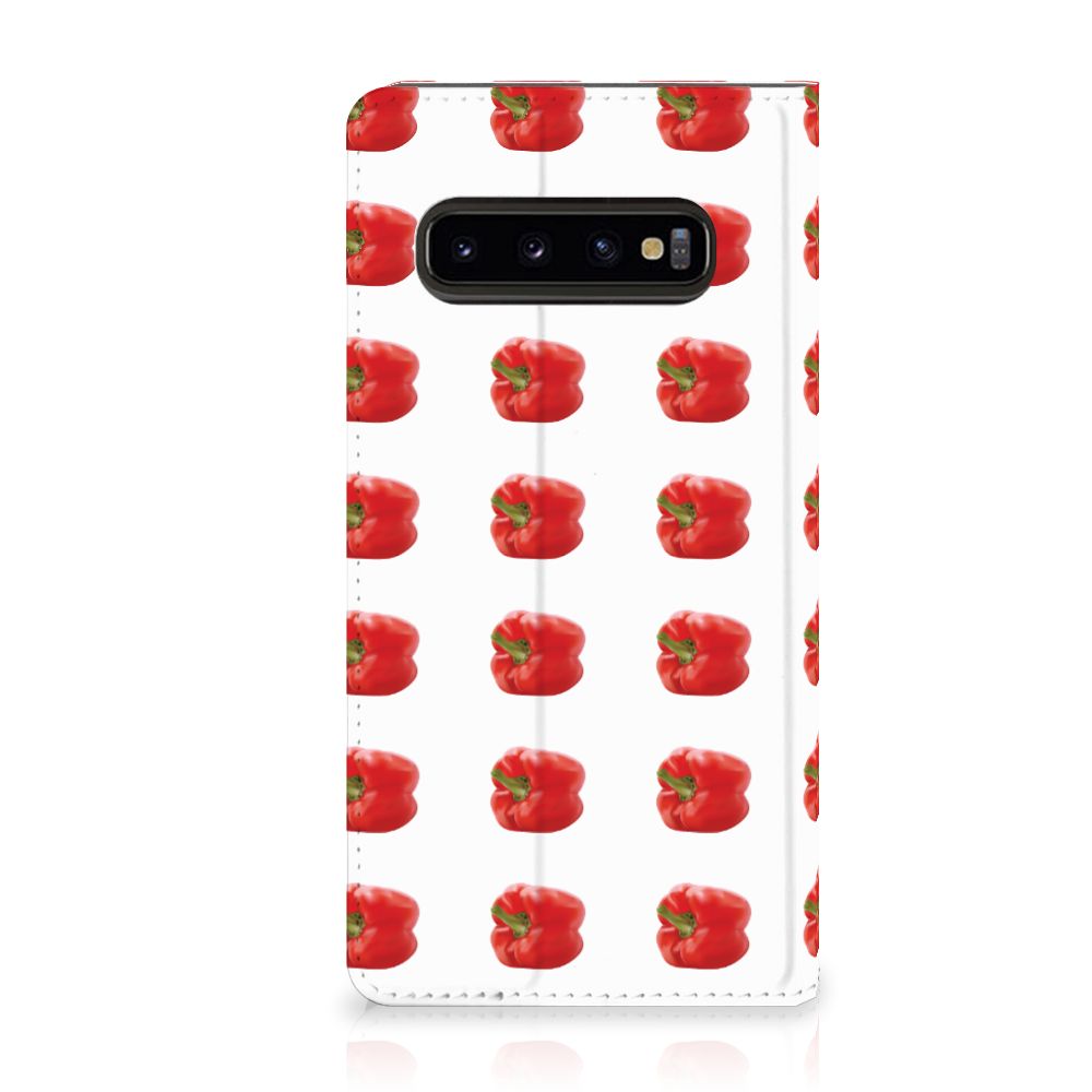Samsung Galaxy S10 Flip Style Cover Paprika Red