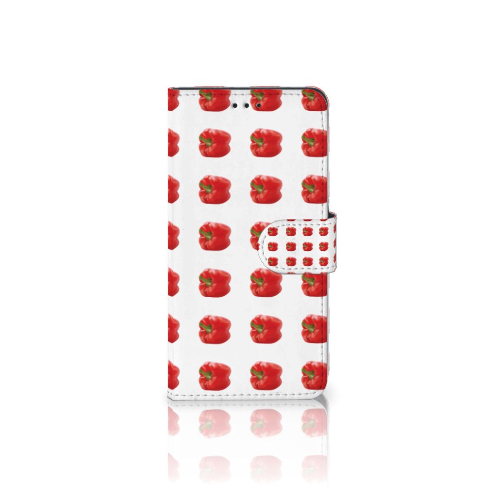 Huawei P10 Lite Book Cover Paprika Red