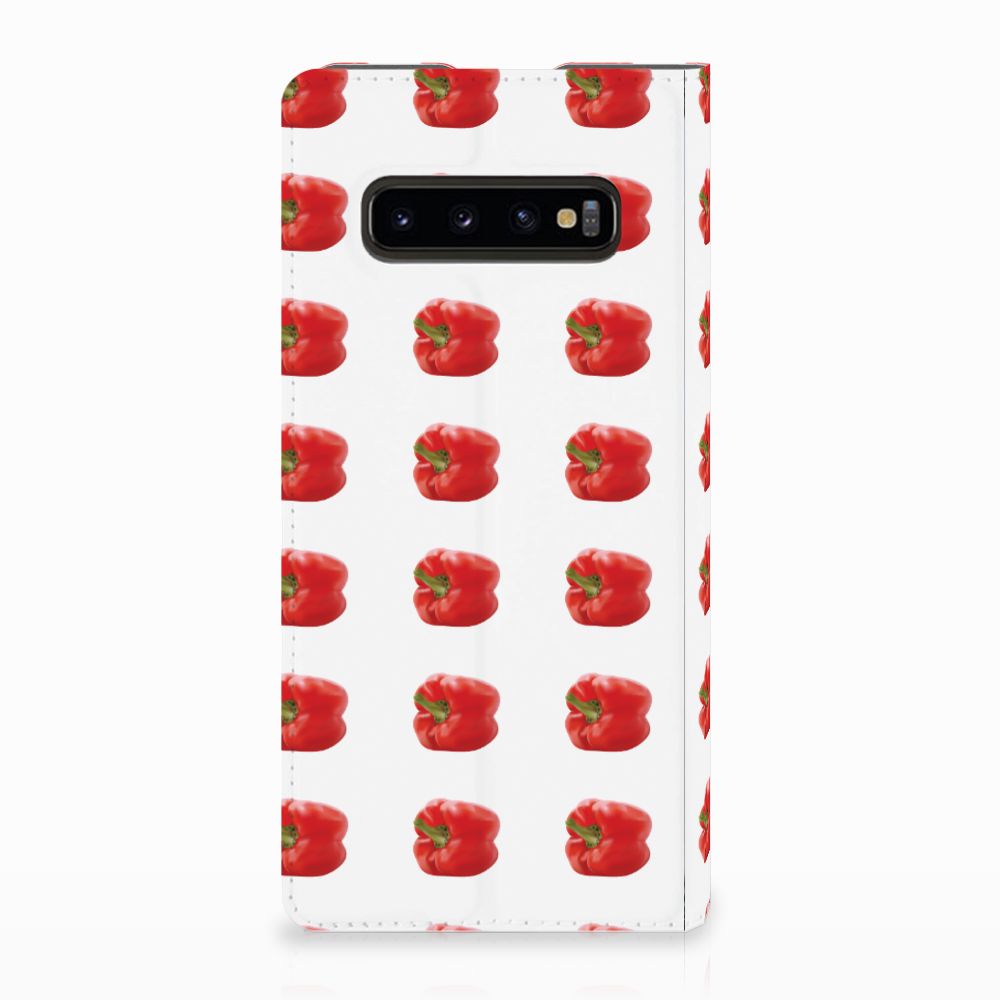 Samsung Galaxy S10 Plus Flip Style Cover Paprika Red