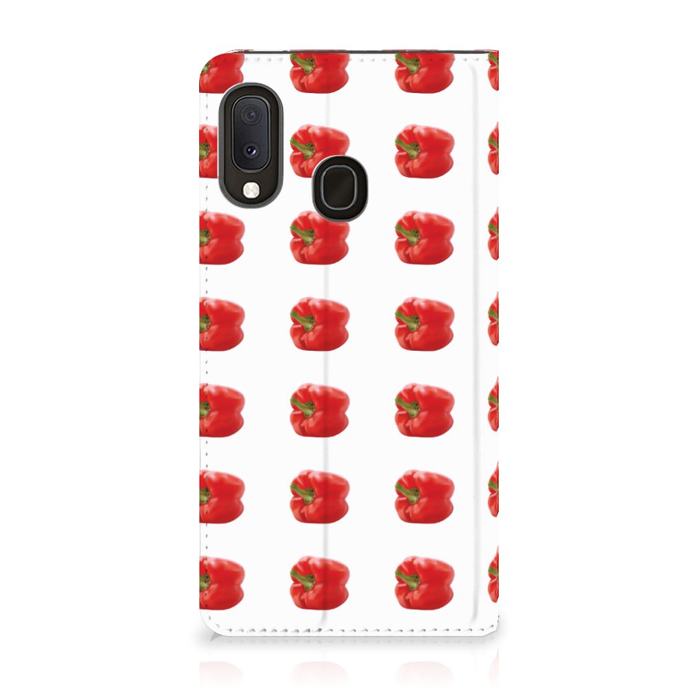 Samsung Galaxy A20e Flip Style Cover Paprika Red