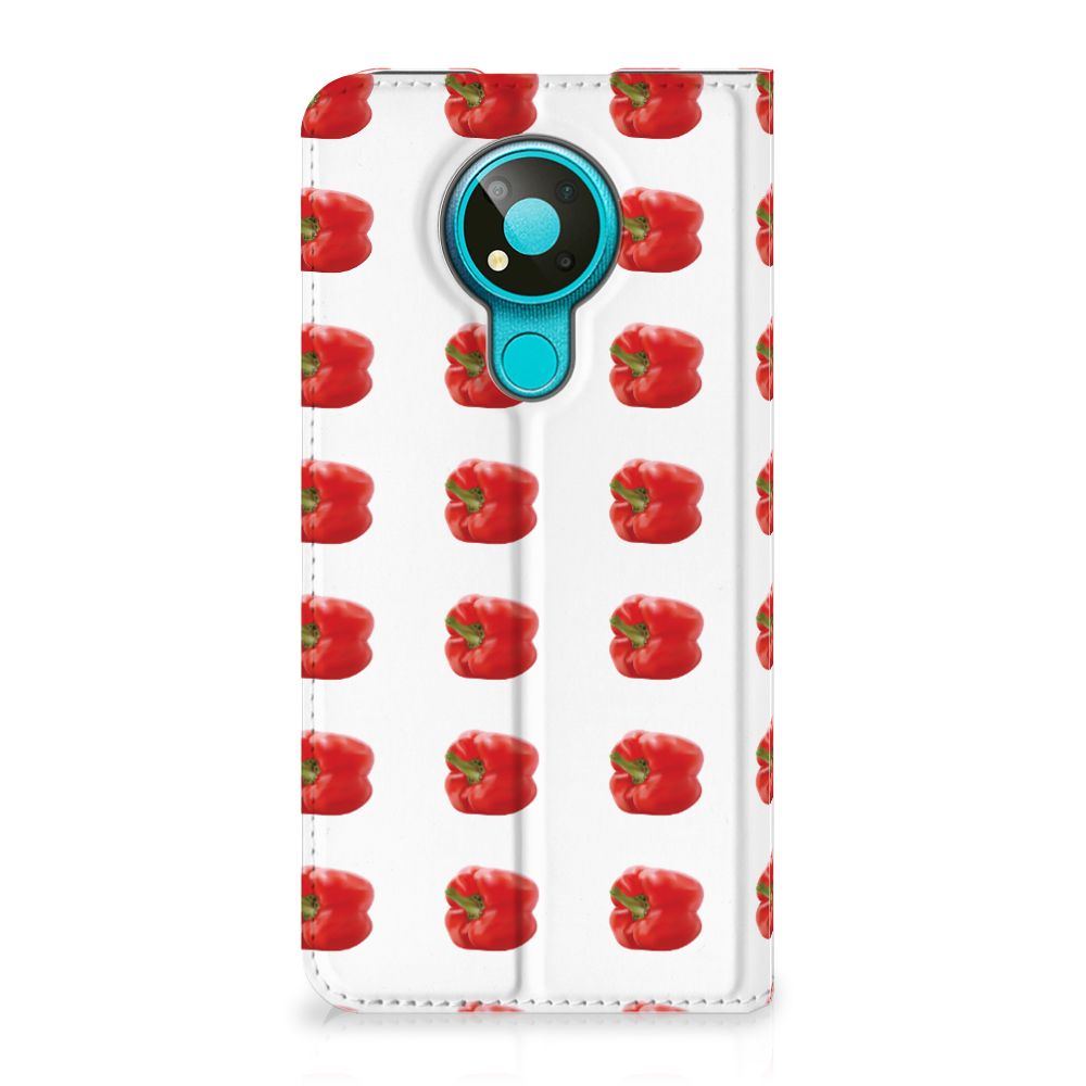 Nokia 3.4 Flip Style Cover Paprika Red