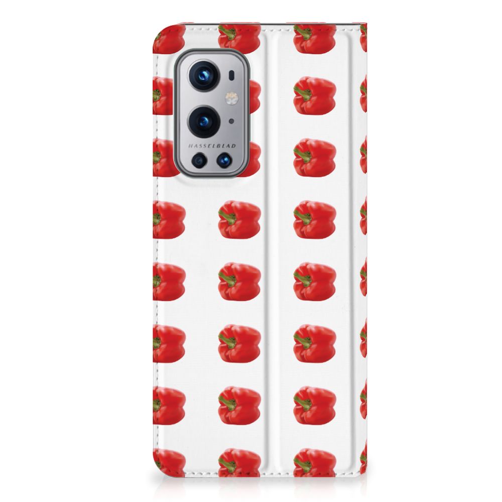 OnePlus 9 Pro Flip Style Cover Paprika Red