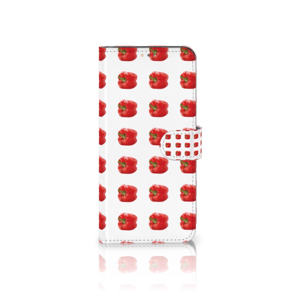 OPPO A15 Book Cover Paprika Red
