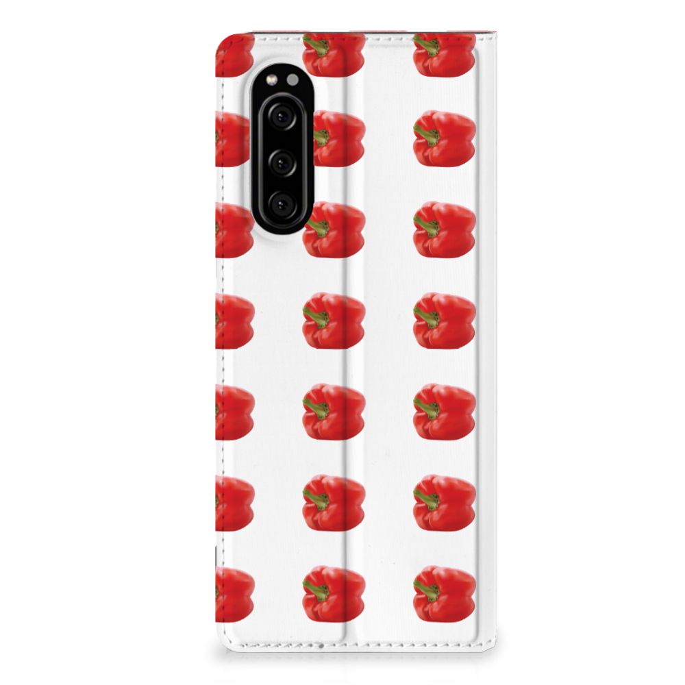 Sony Xperia 5 Flip Style Cover Paprika Red