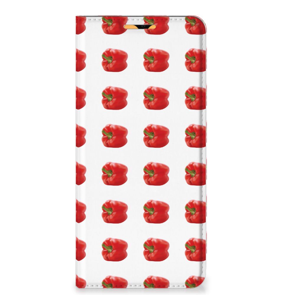 OPPO A15 Flip Style Cover Paprika Red