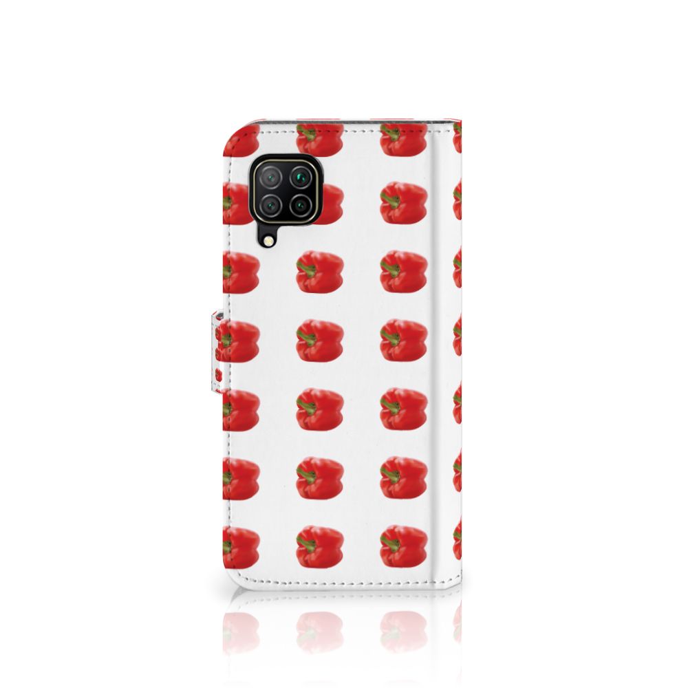Huawei P40 Lite Book Cover Paprika Red