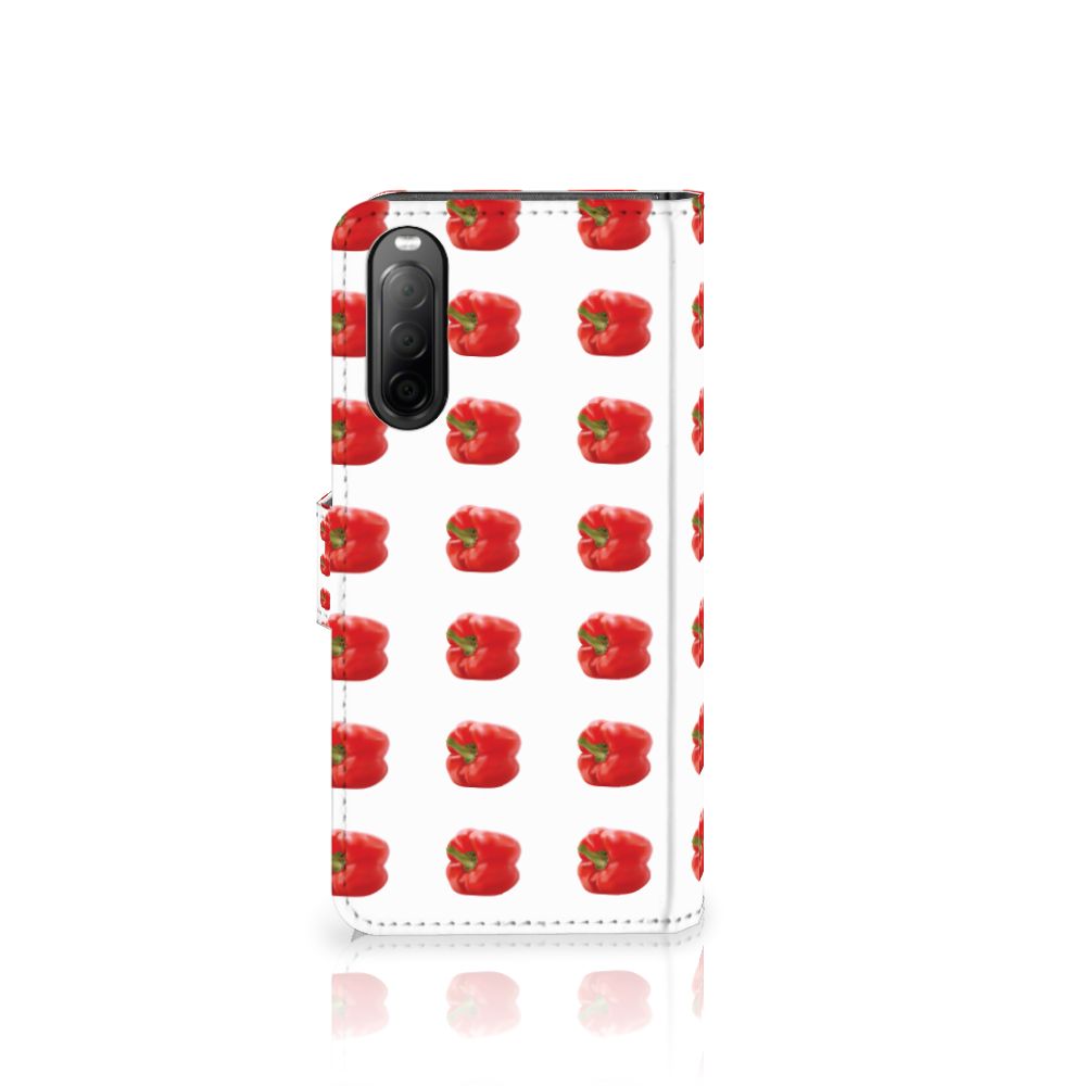 Sony Xperia 10 IV Book Cover Paprika Red