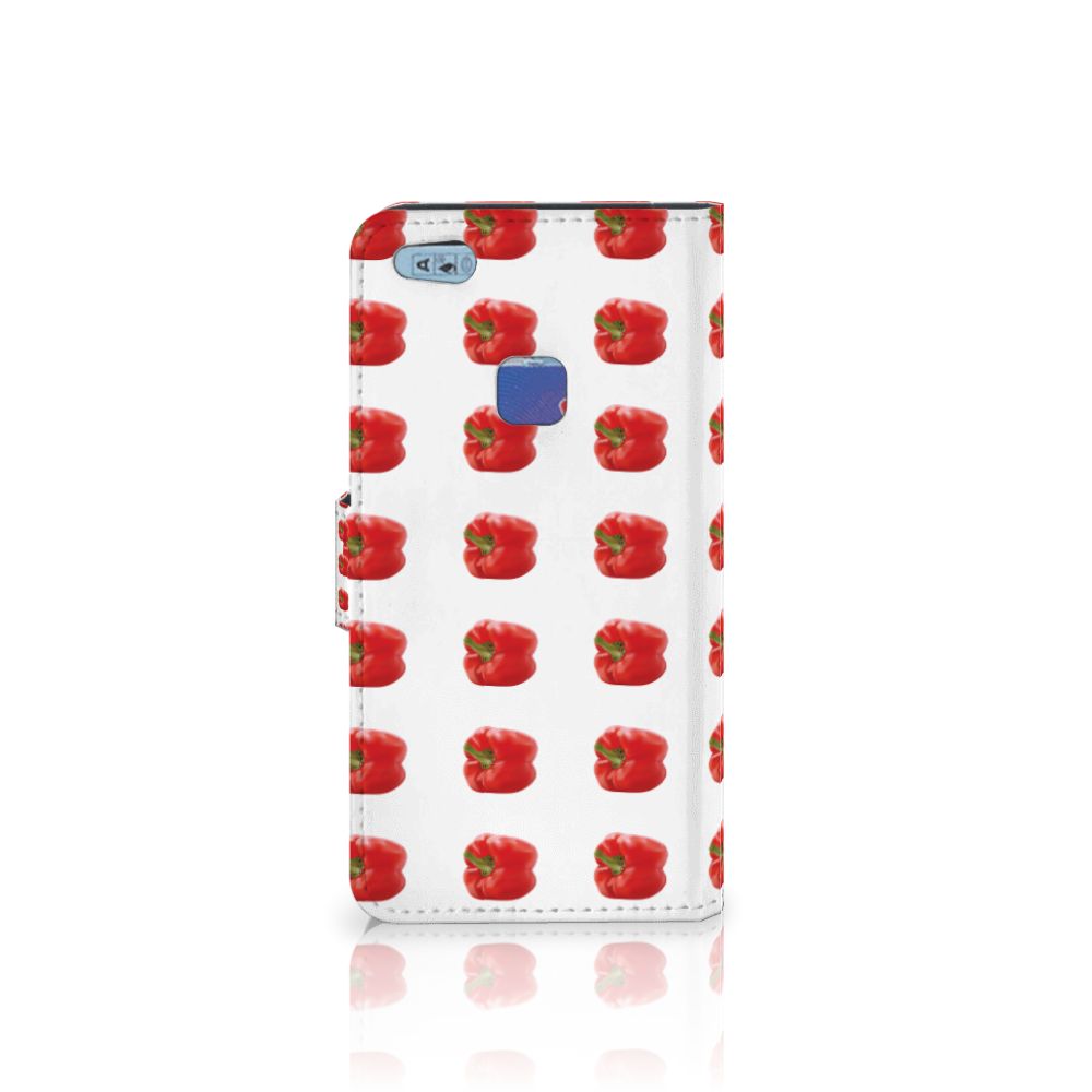 Huawei P10 Lite Book Cover Paprika Red