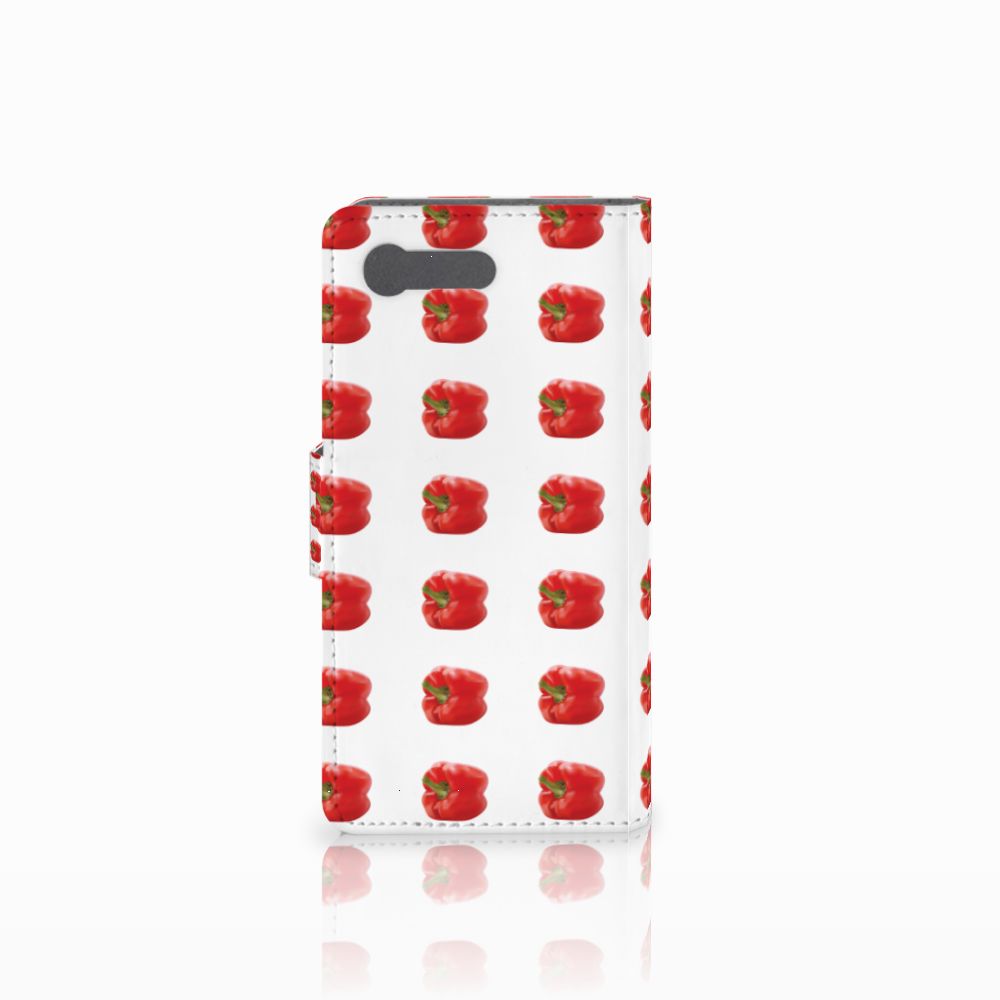 Sony Xperia X Compact Book Cover Paprika Red