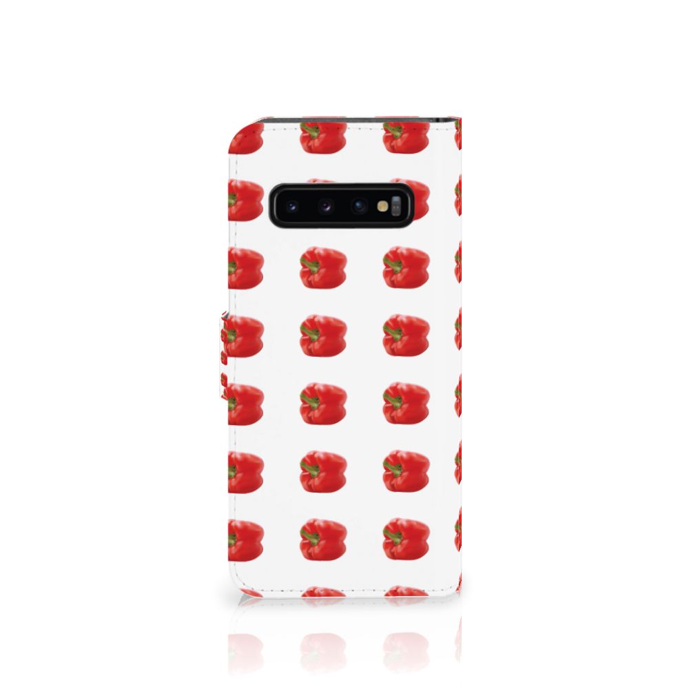 Samsung Galaxy S10 Book Cover Paprika Red