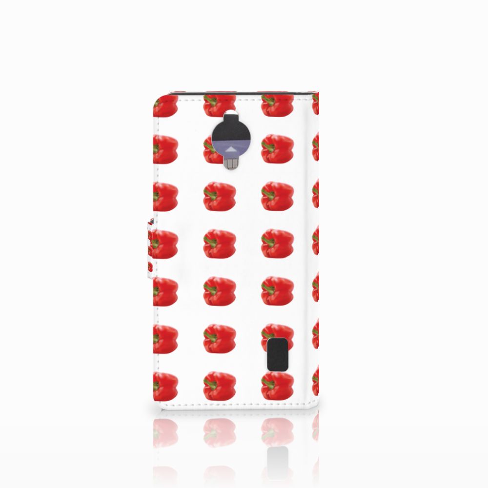 Huawei Y635 Book Cover Paprika Red
