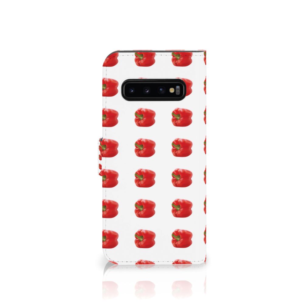 Samsung Galaxy S10 Plus Book Cover Paprika Red