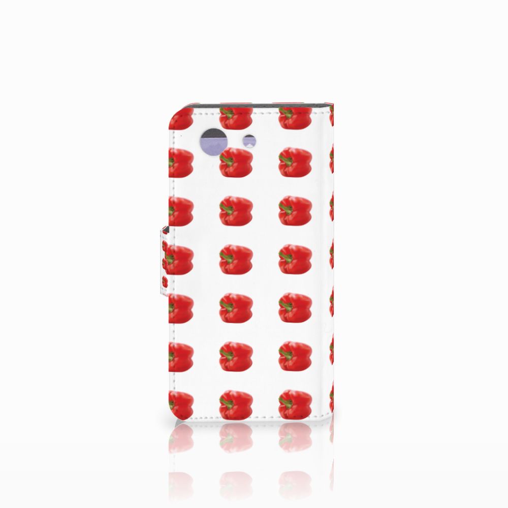 Sony Xperia Z3 Compact Book Cover Paprika Red