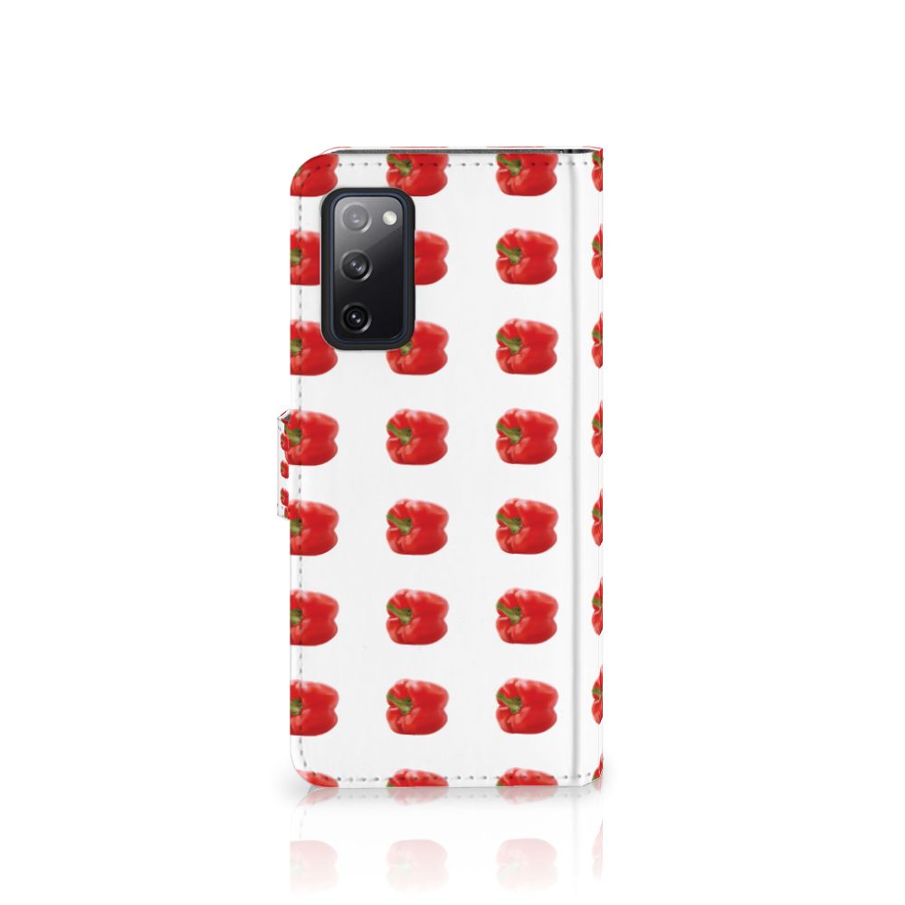 Samsung Galaxy S20 FE Book Cover Paprika Red
