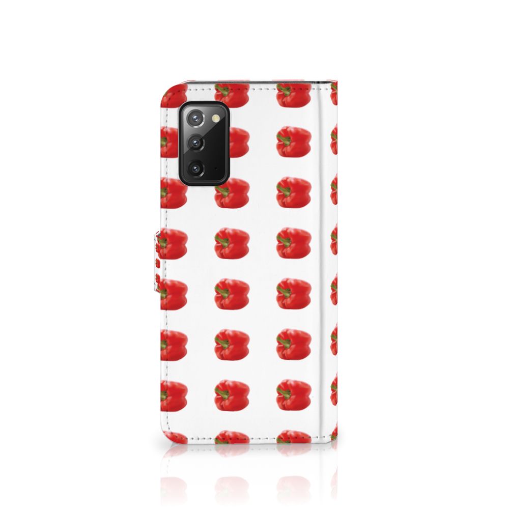 Samsung Galaxy Note 20 Book Cover Paprika Red