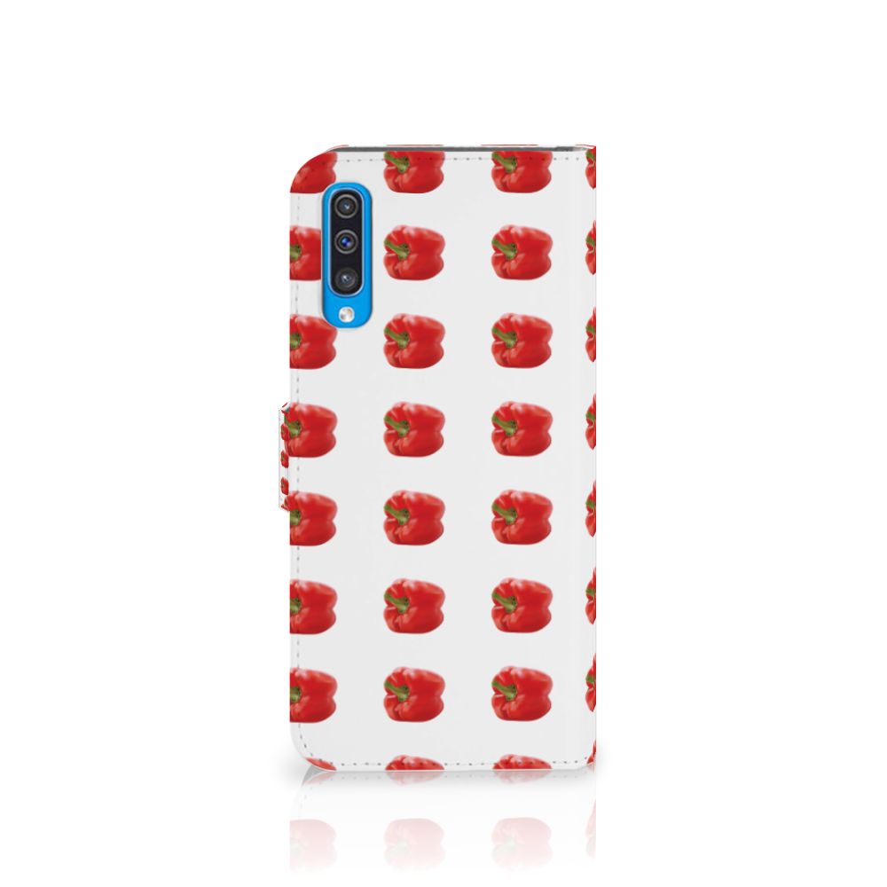 Samsung Galaxy A50 Book Cover Paprika Red
