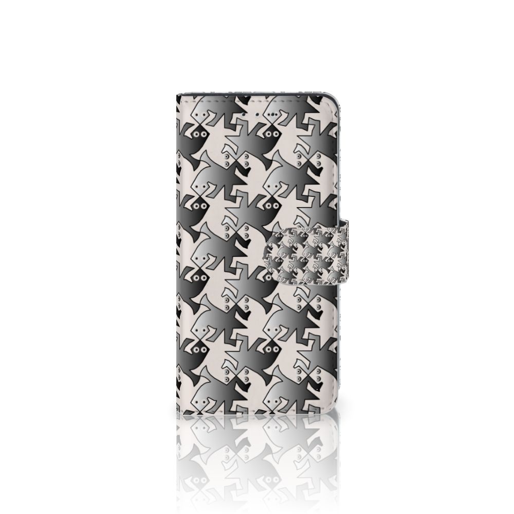 Huawei P20 Telefoonhoesje met Pasjes Salamander Grey