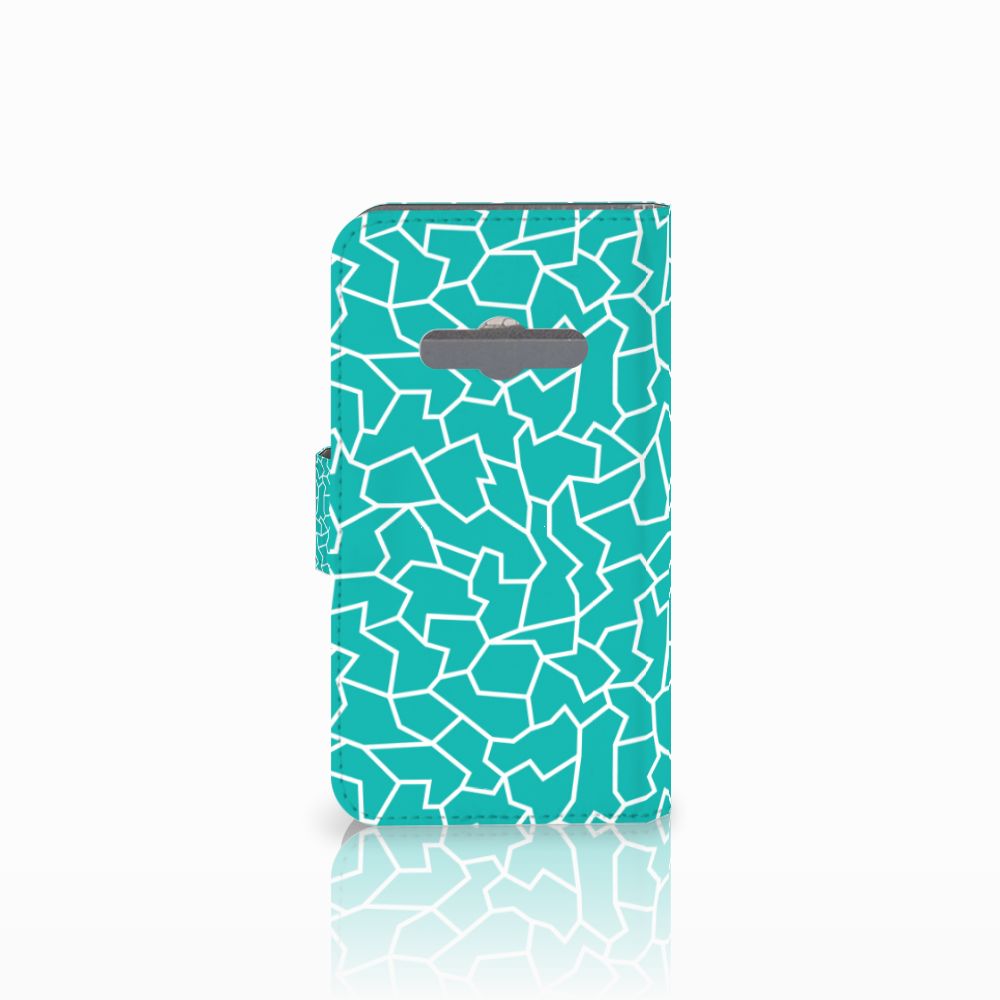 Samsung Galaxy Xcover 3 | Xcover 3 VE Hoesje Cracks Blue