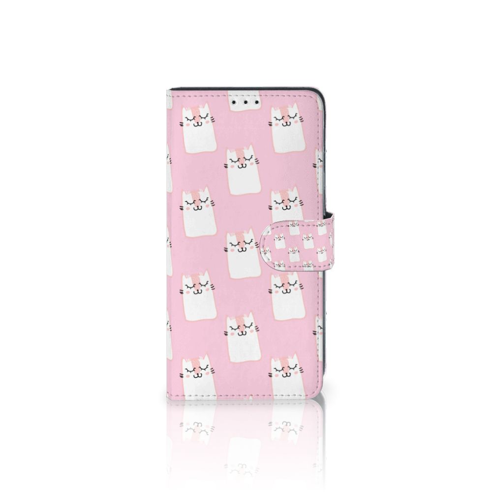 Xiaomi Mi Note 10 Lite Telefoonhoesje met Pasjes Sleeping Cats