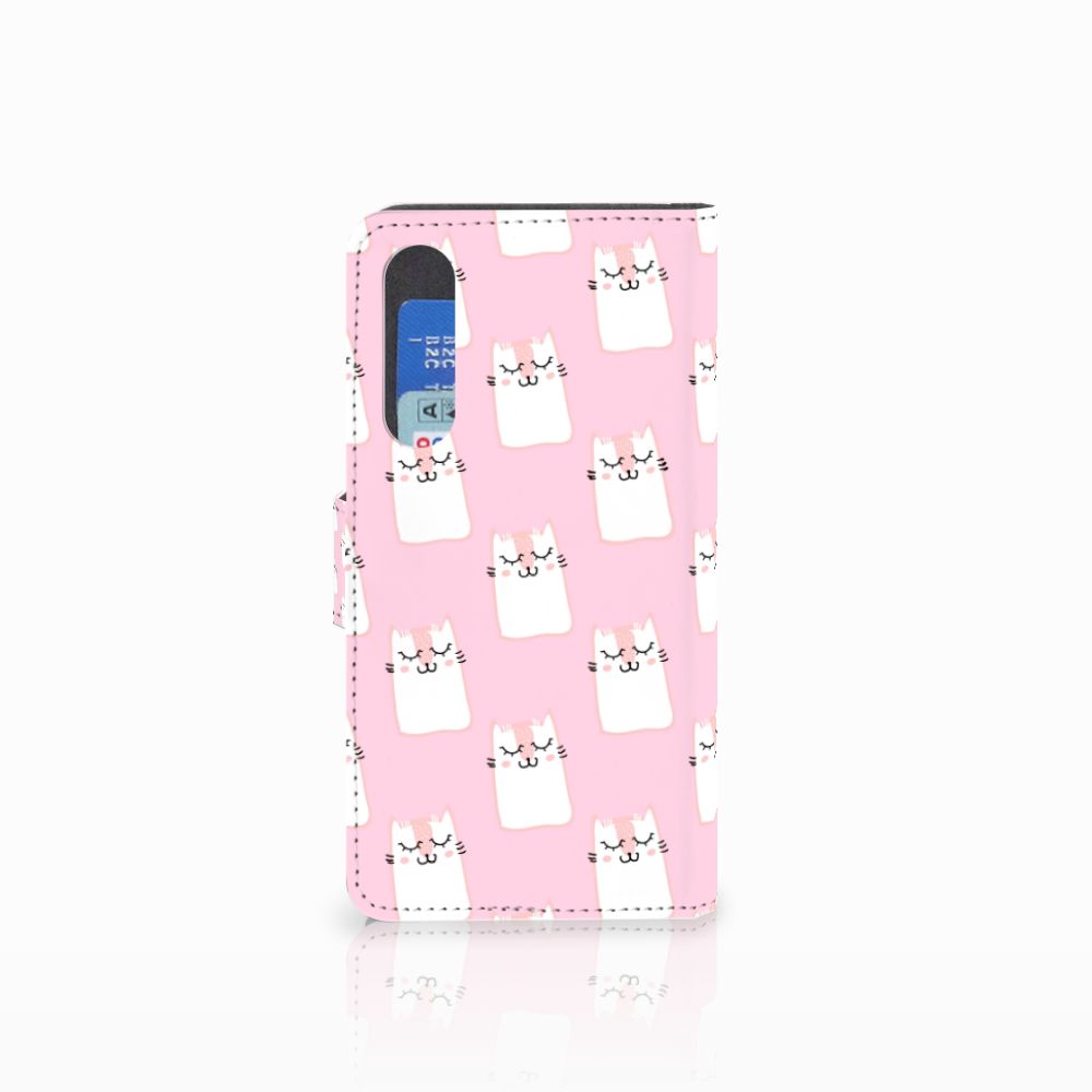 Huawei P30 Telefoonhoesje met Pasjes Sleeping Cats