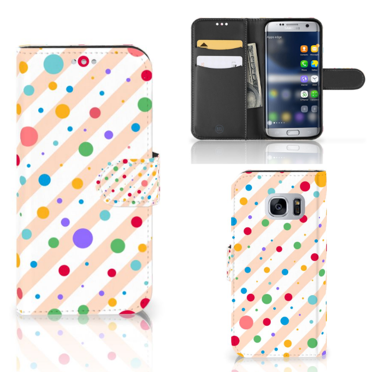 Samsung Galaxy S7 Telefoon Hoesje Dots