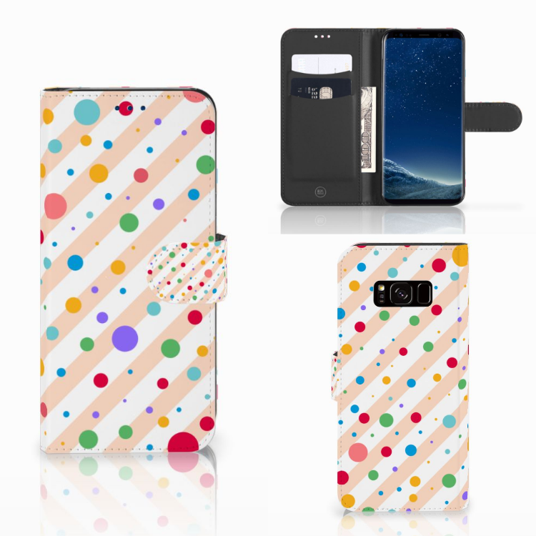 Samsung Galaxy S8 Telefoon Hoesje Dots