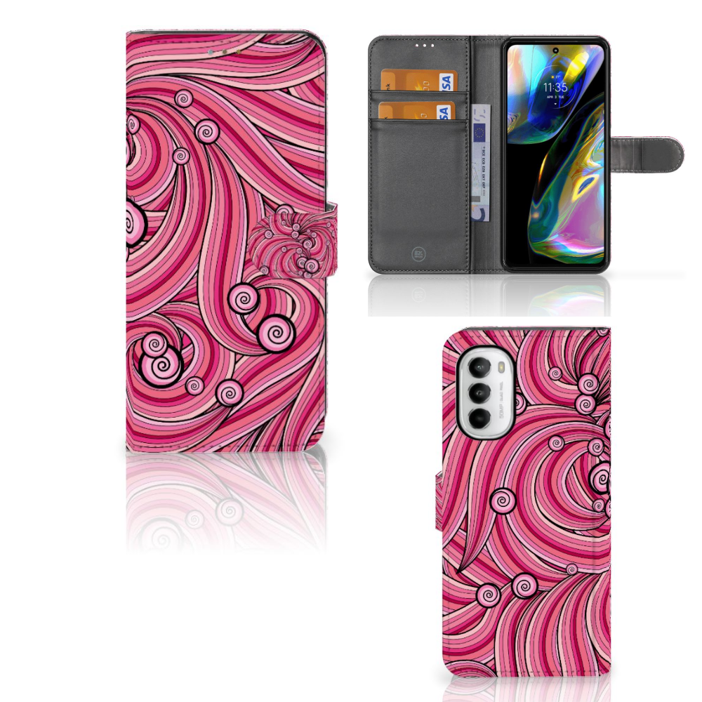 Motorola Moto G52 | Moto G82 Hoesje Swirl Pink