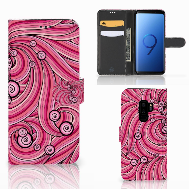 Samsung Galaxy S9 Plus Hoesje Swirl Pink