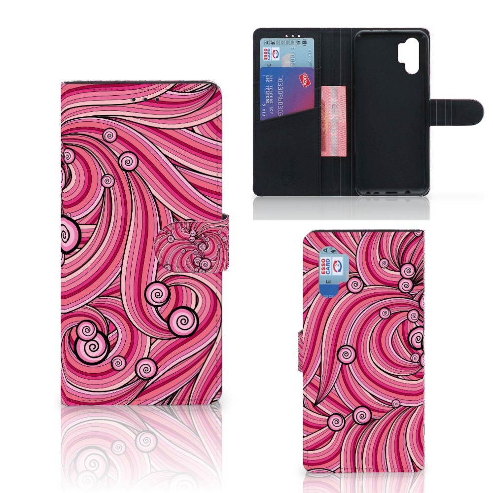 Samsung Galaxy Note 10 Plus Hoesje Swirl Pink